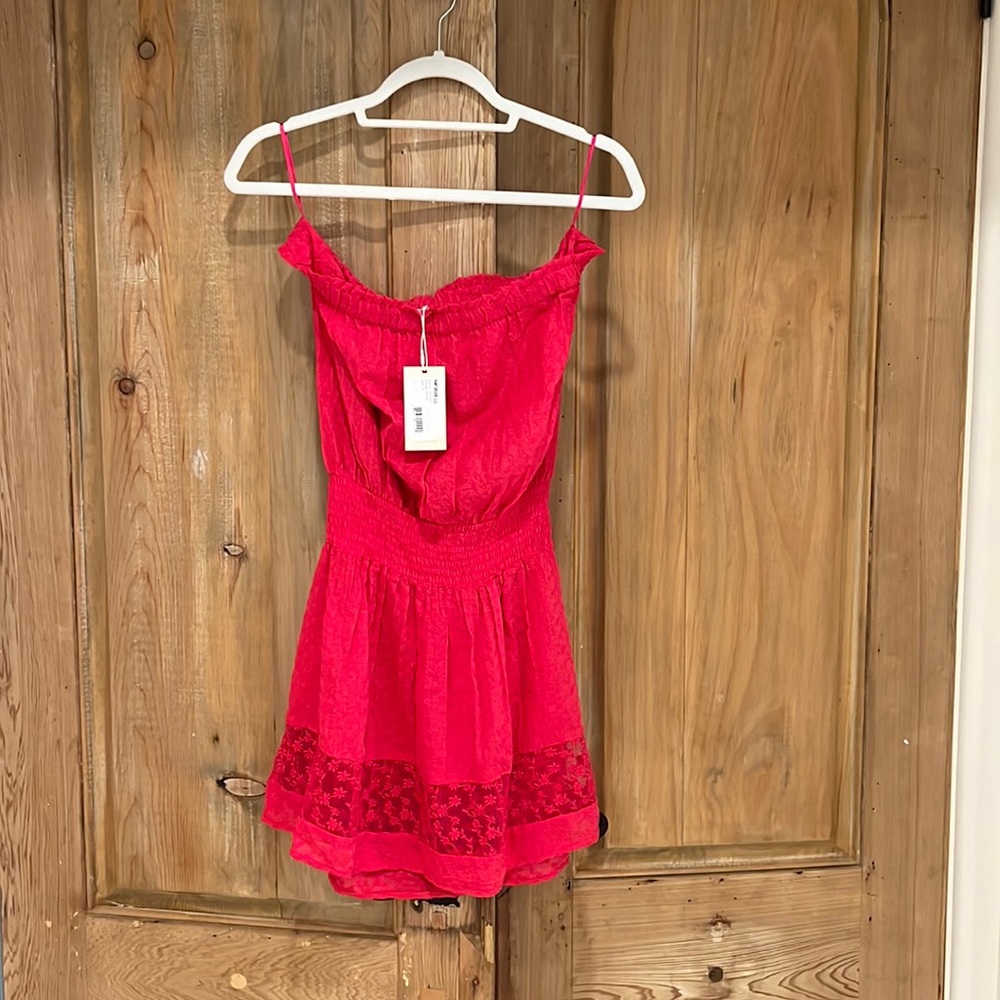 Ramy Brook pink cover up size small NWT